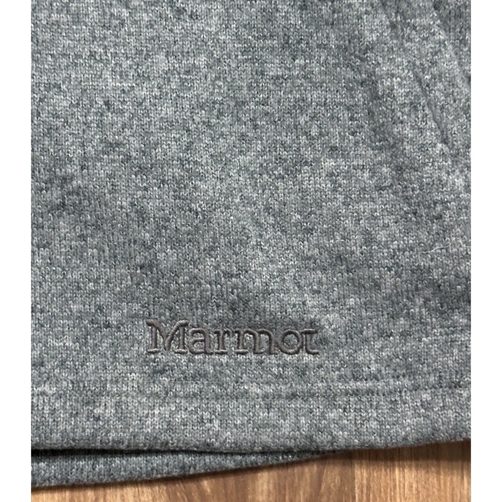 MARMOT Mountain Works Men's Fleece Drop Line Vest NWT Steel Onyx Grey Men's Sz M - Picture 3 of 10